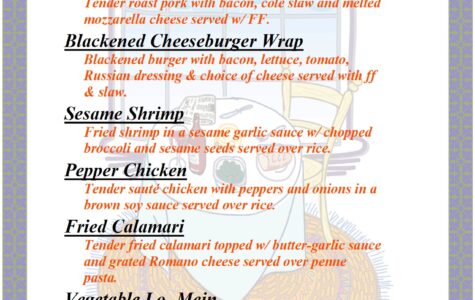 June lunch Specials