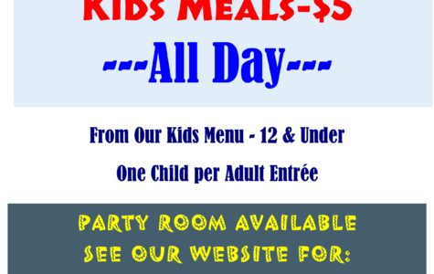 Kids Meals $5!!